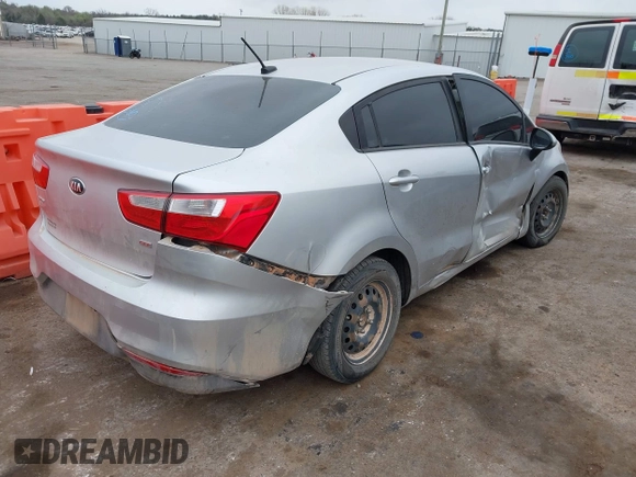 2016 Kia Rio LX with VIN KNADM4A37G6633251, listed as a IAAI auction lot 41909406 with 114,830 mi miles and . Bid and sale history available at DreamBid. Image 4.