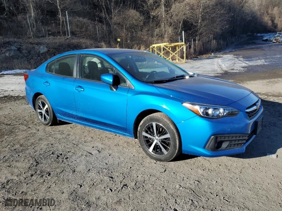 2020 Subaru Impreza Premium with VIN 4S3GKAV66L3606451, listed as a Copart auction lot 43106465 with 52,927 mi miles and Salvage Title. Bid and sale history available at carsss.com. Image 4.