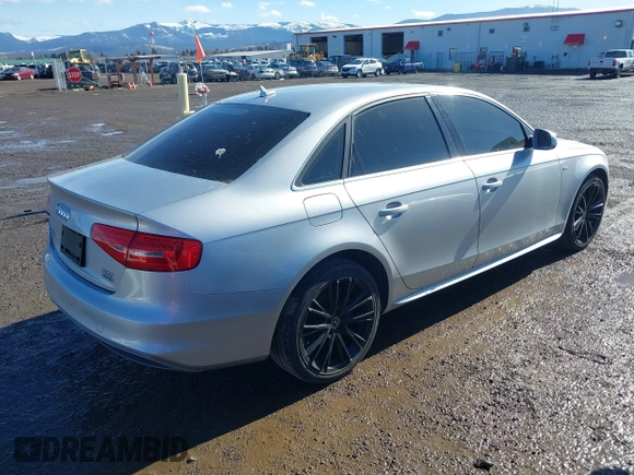 2015 Audi A4 Premium with VIN WAUBFAFL6FN036248, listed as a IAAI auction lot 41652916 with 119,154 mi miles. Bid and sale history available at carsss.com. Image 4.