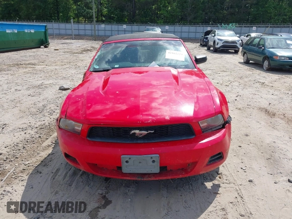 2012 Ford Mustang V6 with VIN 1ZVBP8EM1C5201733, listed as a IAAI auction lot 42162220 with 311,404 mi miles and . Bid and sale history available at DreamBid. Image 13.