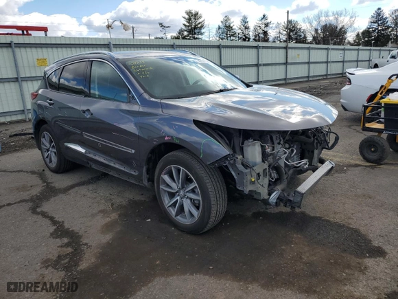 2019 Acura RDX w/Advance Pkg with VIN 5J8TC2H71KL007303, listed as a Copart auction lot 47179435 with 107,465 mi miles and Salvage Title. Bid and sale history available at carsss.com. Image 4.