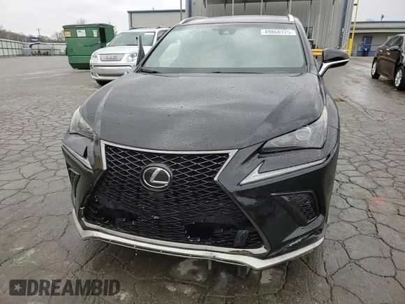 2018 Lexus NX with VIN JTJYARBZXJ2098702, listed as a Copart auction lot 49860725 with 66,867 mi miles and Non Repairable. Bid and sale history available at carsss.com. Image 15.