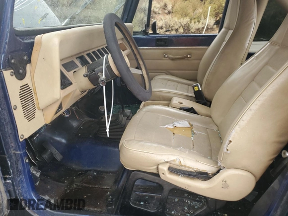 1991 Jeep Wrangler with VIN 2J4FY29S3MJ108717, listed as a Copart auction lot 75059044 with 202,413 mi miles and Salvage Title. Bid and sale history available at carsss.com. Image 7.