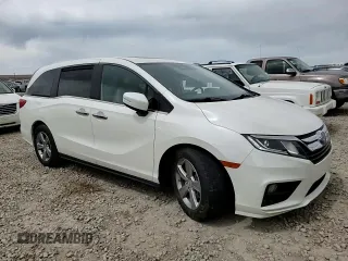 2018 Honda Odyssey EX-L with VIN 5FNRL6H71JB059936, listed as a Copart auction lot 53403635 with 94,745 mi miles and Salvage Title. Bid and sale history available at DreamBid. Image 11.