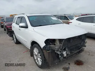2015 Dodge Durango Citadel z VIN 1C4RDHEG8FC760264, wystawiony jako IAAI lot #42139061 z przebiegiem 145 176 mil mil oraz . Historia ofert i sprzedaży dostępna na DreamBid. Obrazek 1.