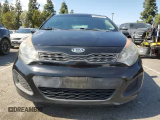 2012 Kia Rio LX with VIN KNADM5A3XC6015728, listed as a Copart auction lot 54952215 with 186,348 mi miles and Salvage Title. Bid and sale history available at DreamBid. Image 5.