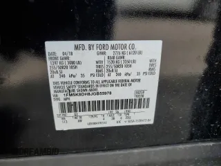 2018 Ford Explorer XLT z VIN 1FM5K8DH8JGB55978, wystawiony jako Copart lot #55089785 z przebiegiem 39 247 mil mil oraz Szkoda całkowita • Salvage title. Historia ofert i sprzedaży dostępna na DreamBid. Obrazek 13.