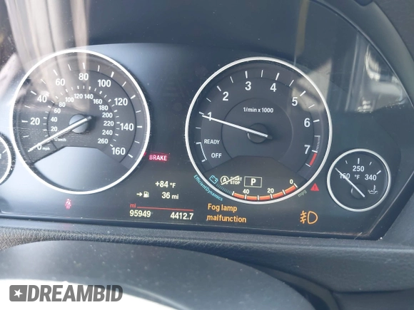 2015 BMW 3 Series 320i with VIN WBA3B1C53FK138209, listed as a IAAI auction lot 42333963 with 95,949 mi miles and . Bid and sale history available at DreamBid. Image 7.