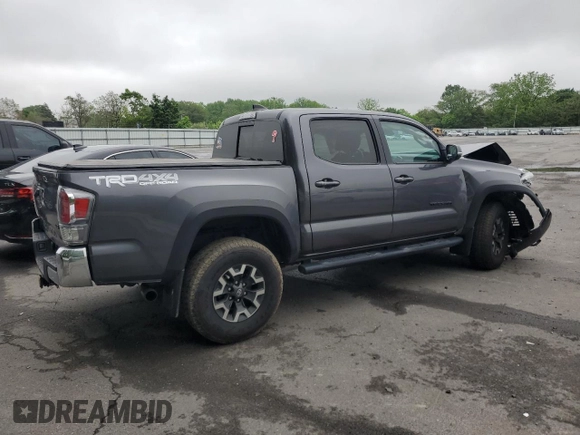 2021 Toyota Tacoma SR z VIN 3TYCZ5ANXMT050566, wystawiony jako Copart lot #57315615 z przebiegiem Nie podano mil oraz Szkoda całkowita • Salvage title. Historia ofert i sprzedaży dostępna na DreamBid. Obrazek 3.