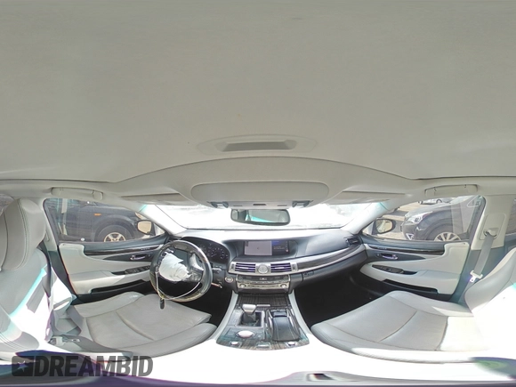 2016 Lexus LS 460 with VIN JTHBL5EF5G5141054, listed as a Copart auction lot 83382144 with 98,592 mi miles and Salvage title. Bid and sale history available at DreamBid. Image 13.