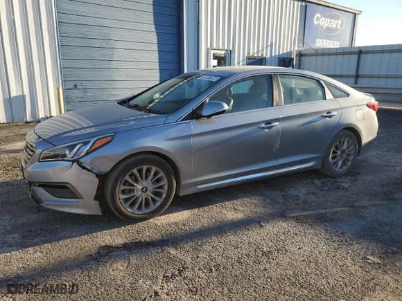 2015 Hyundai Sonata 2.4L Limited with VIN 5NPE34AF1FH258997, listed as a Copart auction lot 74047954 with 120,778 mi miles and Clean Title. Bid and sale history available at carsss.com. Image 1.