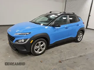 2022 Hyundai Kona SEL with VIN KM8K6CAB0NU771174, listed as a Copart auction lot 45456695 with 34,120 mi miles and Clean Title. Bid and sale history available at carsss.com. Image 1.
