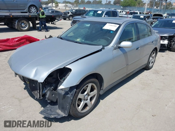 2003 Infiniti G35 z VIN JNKCV51E83M313850, wystawiony jako IAAI lot #42086580 z przebiegiem 91 822 mil mil oraz . Historia ofert i sprzedaży dostępna na DreamBid. Obrazek 2.