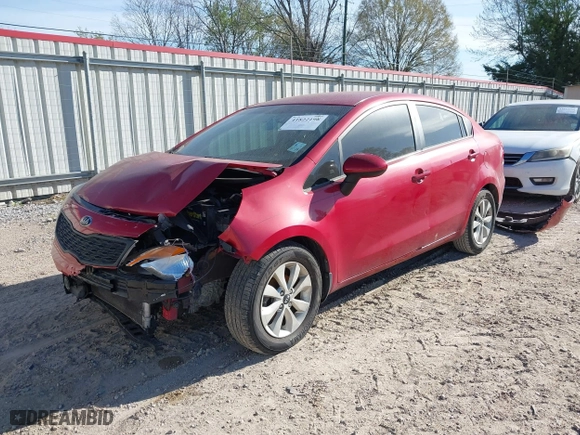 2016 Kia Rio EX with VIN KNADN4A31G6633713, listed as a IAAI auction lot 41822198 with 57,970 mi miles. Bid and sale history available at carsss.com. Image 2.