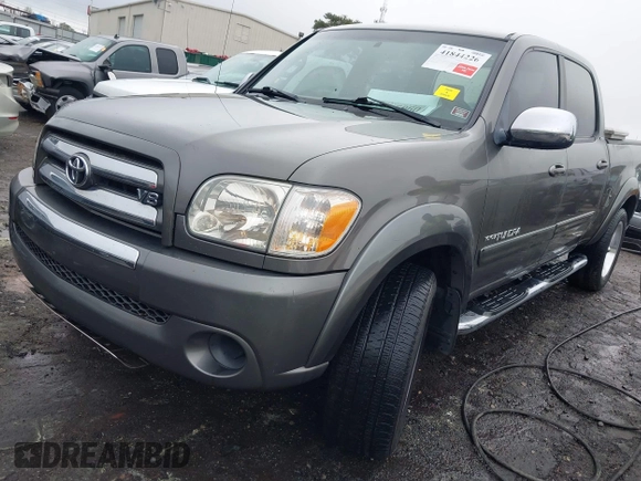 2005 Toyota Tundra SR5 with VIN 5TBET34135S478458, listed as a IAAI auction lot 41844226 with 278,170 mi miles and . Bid and sale history available at DreamBid. Image 2.