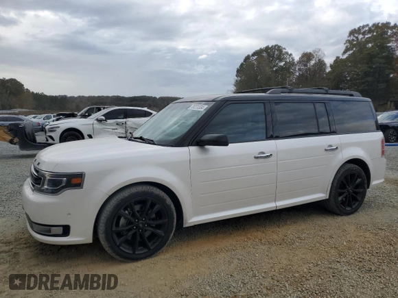 2016 Ford Flex Limited w/EcoBoost with VIN 2FMHK6DT2GBA10442, listed as a Copart auction lot 79221334 with 167,336 mi miles and Salvage Title. Bid and sale history available at carsss.com. Image 1.