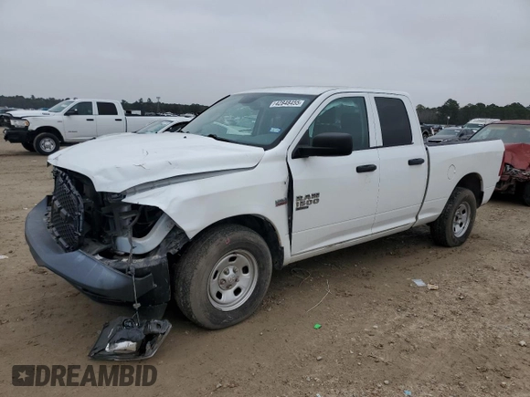 2020 Ram 1500 Classic Tradesman with VIN 1C6RR6FT1LS138261, listed as a Copart auction lot 42848455 with 25,786 mi miles and Salvage Title. Bid and sale history available at carsss.com. Image 1.