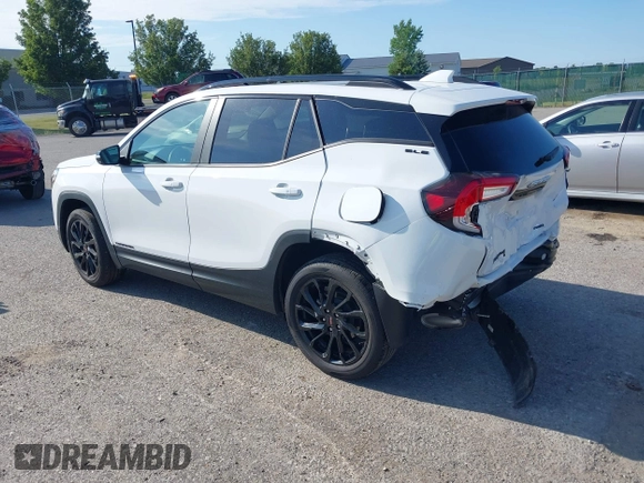 2024 GMC Terrain SLE with VIN 3GKALTEG3RL388266, listed as a IAAI auction lot 42582525 with 12,569 mi miles and . Bid and sale history available at DreamBid. Image 3.