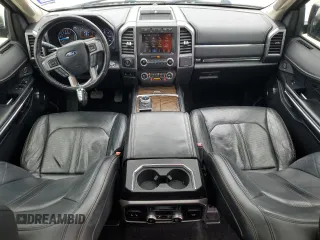 2018 Ford Expedition Platinum with VIN 1FMJU1LT9JEA25824, listed as a Copart auction lot 46264285 with 136,812 mi miles and Salvage Title. Bid and sale history available at carsss.com. Image 8.