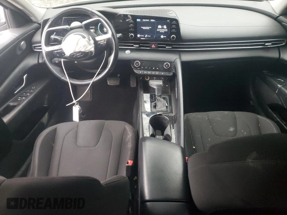 2021 Hyundai Elantra SEL with VIN 5NPLS4AG3MH004840, listed as a Copart auction lot 43558485 with 36,534 mi miles and Salvage Title. Bid and sale history available at carsss.com. Image 8.