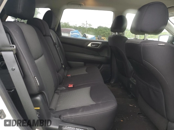 2018 Nissan Pathfinder SV with VIN 5N1DR2MM9JC606201, listed as a Copart auction lot 57344915 with 112,299 mi miles and Salvage title. Bid and sale history available at DreamBid. Image 11.