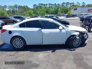 2011 Buick Regal CXL RL6 with VIN W04GU5GC4B1034384, listed as a IAAI auction lot 42053618 with 1 mi miles. Bid and sale history available at carsss.com. Image 12.