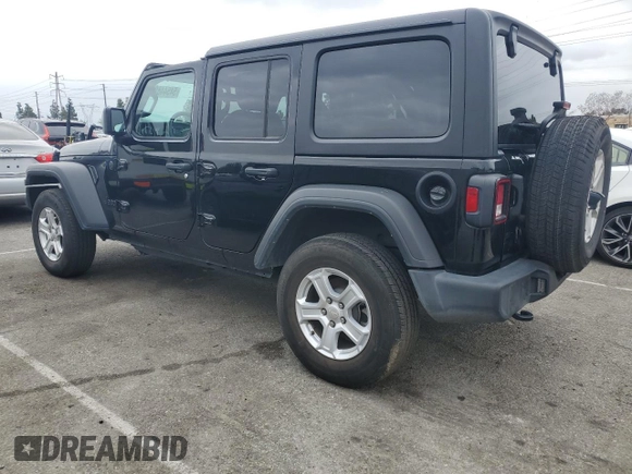 2022 Jeep Wrangler Unlimited Willys with VIN 1C4HJXDN8NW263081, listed as a Copart auction lot 54544895 with 34,239 mi miles and Salvage Title. Bid and sale history available at DreamBid. Image 2.