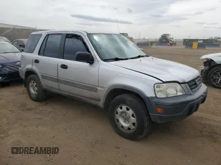 2001 Honda CR-V LX with VIN JHLRD28431S017351, listed as a Copart auction lot 52381105 with 118,970 mi miles and Salvage Title. Bid and sale history available at carsss.com. Image 4.