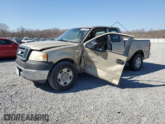 2007 Ford F-150 STX with VIN 1FTRX12W17NA57024, listed as a Copart auction lot 46492695 with Not Provided miles and Salvage Title. Bid and sale history available at carsss.com. Image 1.