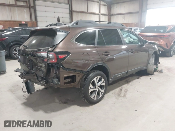 2021 Subaru Outback Limited with VIN 4S4BTAMC8M3128500, listed as a IAAI auction lot 42361689 with 29,599 mi miles and . Bid and sale history available at DreamBid. Image 4.