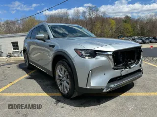 2024 Mazda CX-90 3.3 Turbo Premium with VIN JM3KKDHD0R1162534, listed as a Copart auction lot 54548025 with 14,954 mi miles and Salvage Title. Bid and sale history available at carsss.com. Image 4.