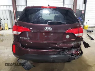 2014 Kia Sorento LX with VIN 5XYKTDA73EG427077, listed as a Copart auction lot 45952605 with 121,234 mi miles and Salvage Title. Bid and sale history available at carsss.com. Image 6.