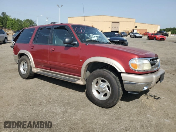 2001 Ford Explorer Eddie Bauer z VIN 1FMZU84P81ZA61333, wystawiony jako Copart lot #56927345 z przebiegiem 205 865 mil mil oraz Szkoda całkowita • Salvage title. Historia ofert i sprzedaży dostępna na DreamBid. Obrazek 4.