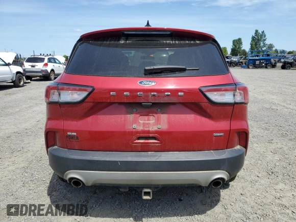 2020 Ford Escape SE Sport Hybrid with VIN 1FMCU0BZ6LUC54396, listed as a Copart auction lot 56566285 with 70,254 mi miles and Salvage title. Bid and sale history available at DreamBid. Image 6.