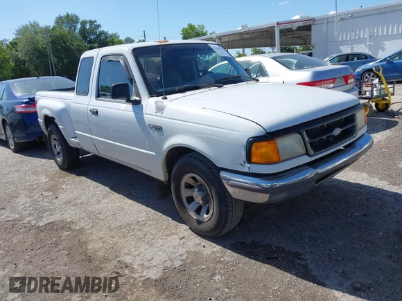 1997 Ford Ranger XL with VIN 1FTCR14U4VPA11233, listed as a IAAI auction lot 42168121 with 132,252 mi miles. Bid and sale history available at carsss.com. Image 1.