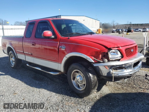 1998 Ford F-150 XL with VIN 1FTDX18W5WNA01779, listed as a Copart auction lot 86859434 with 293,706 mi miles and Salvage Title. Bid and sale history available at carsss.com. Image 4.