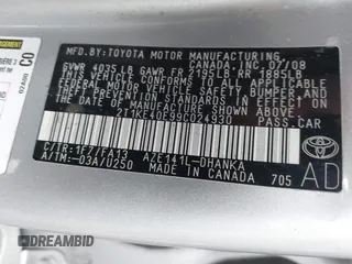 2009 Toyota Matrix S z VIN 2T1KE40E99C024930, wystawiony jako IAAI lot #42471952 z przebiegiem 147 941 mil mil oraz . Historia ofert i sprzedaży dostępna na DreamBid. Obrazek 9.
