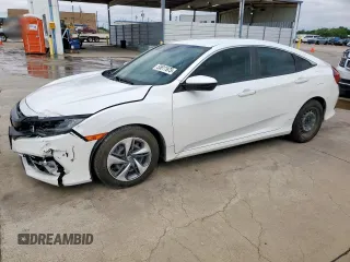 2019 Honda Civic LX with VIN 2HGFC2F68KH606218, listed as a Copart auction lot 55811975 with 74,750 mi miles and Salvage Title. Bid and sale history available at DreamBid. Image 1.