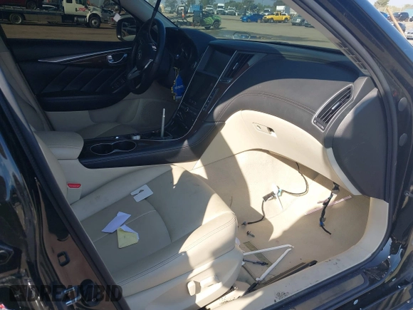 2018 Infiniti Q50 Sport with VIN JN1EV7AP3JM359867, listed as a IAAI auction lot 41455142 with 55,897 mi miles and . Bid and sale history available at carsss.com. Image 5.