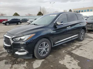 2019 Infiniti QX60 Luxe with VIN 5N1DL0MN0KC515513, listed as a Copart auction lot 89298715 with 91,068 mi miles and Salvage Title. Bid and sale history available at DreamBid. Image 1.