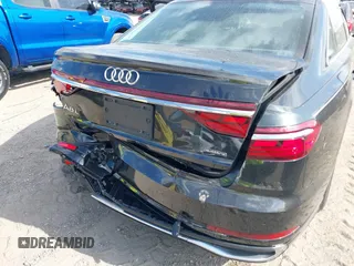 2022 Audi A8 with VIN WAULDAF87NN001657, listed as a IAAI auction lot 41515638 with 22,377 mi miles. Bid and sale history available at carsss.com. Image 18.