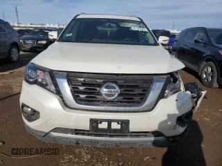 2018 Nissan Pathfinder SL z VIN 5N1DR2MM8JC664252, wystawiony jako Copart lot #47145385 z przebiegiem 62 508 mil mil oraz Szkoda całkowita • Salvage title. Historia ofert i sprzedaży dostępna na DreamBid. Obrazek 5.