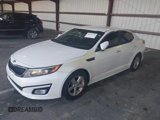 2015 Kia Optima LX with VIN KNAGM4A77F5568339, listed as a IAAI auction lot 42695740 with 135,632 mi miles and . Bid and sale history available at DreamBid. Image 2.