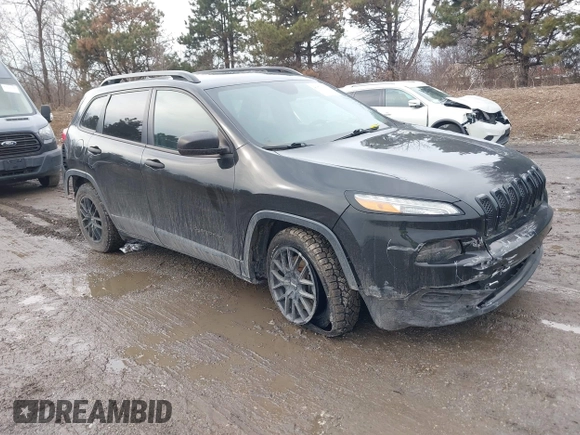 2017 Jeep Cherokee Altitude with VIN 1C4PJLAS7HW610189, listed as a IAAI auction lot 41670339 with 116,556 mi miles and . Bid and sale history available at DreamBid. Image 1.