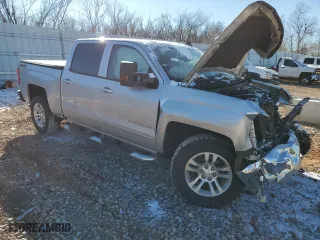 2018 Chevrolet Silverado 1500 LT with VIN 3GCUKREC4JG298407, listed as a Copart auction lot 89132105 with 0 mi miles and Salvage Title. Bid and sale history available at carsss.com. Image 4.