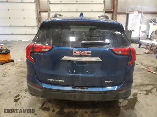 2021 GMC Terrain SLE with VIN 3GKALTEV1ML357587, listed as a Copart auction lot 45025055 with 68,880 mi miles and Salvage Title. Bid and sale history available at carsss.com. Image 6.