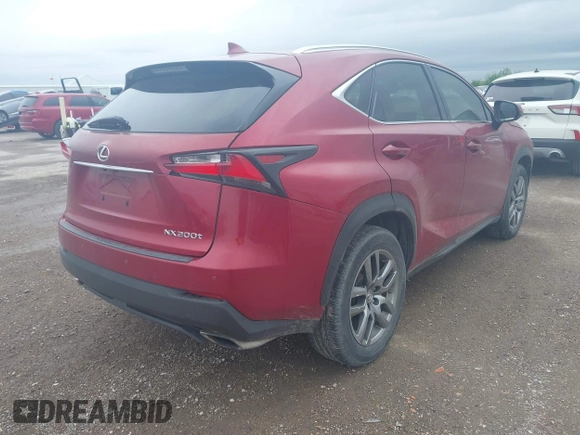 2015 Lexus NX with VIN JTJYARBZ6F2018481, listed as a IAAI auction lot 41934756 with 222,292 mi miles and . Bid and sale history available at carsss.com. Image 4.