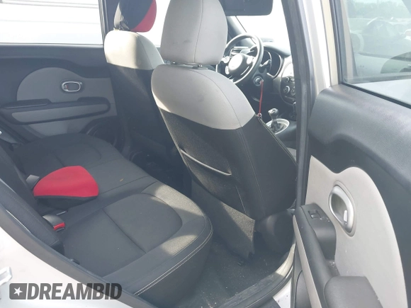 2015 Kia Soul + with VIN KNDJP3A56F7815122, listed as a IAAI auction lot 42119279 with 82,077 mi miles. Bid and sale history available at carsss.com. Image 8.