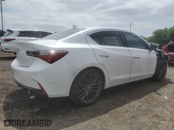 2021 Acura ILX Premium with VIN 19UDE2F79MA011129, listed as a Copart auction lot 57280035 with 33,987 mi miles and Clean title. Bid and sale history available at DreamBid. Image 3.