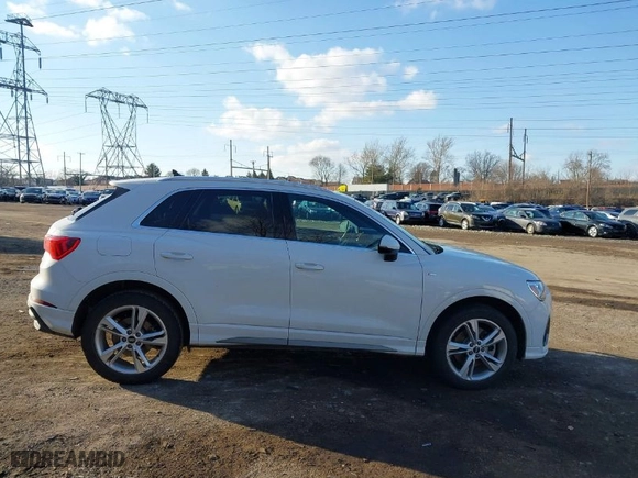 2023 Audi Q3 S line Premium Plus with VIN WA1EECF37P1025146, listed as a IAAI auction lot 41520532 with 36,717 mi miles. Bid and sale history available at carsss.com. Image 13.